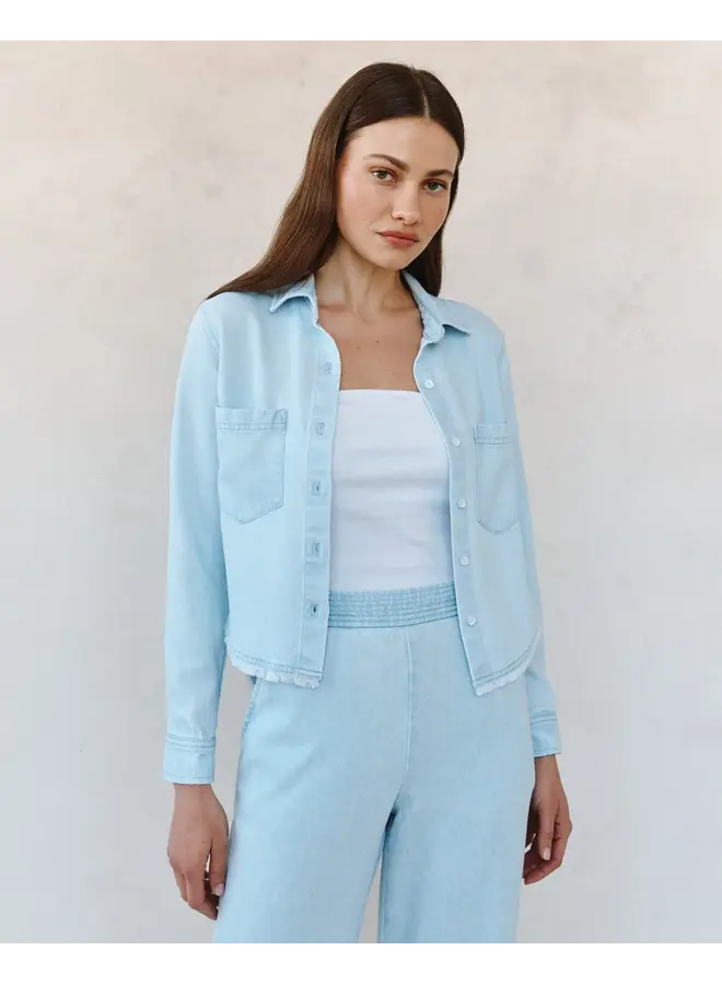 BLOUSE DENIM EFFILOCHÉE