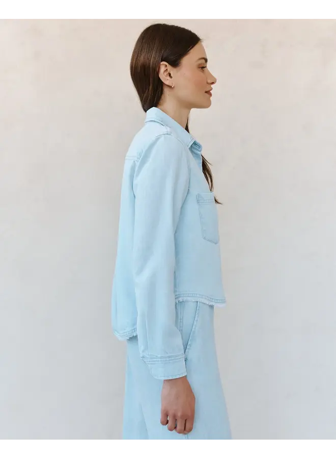 BLOUSE DENIM EFFILOCHÉE