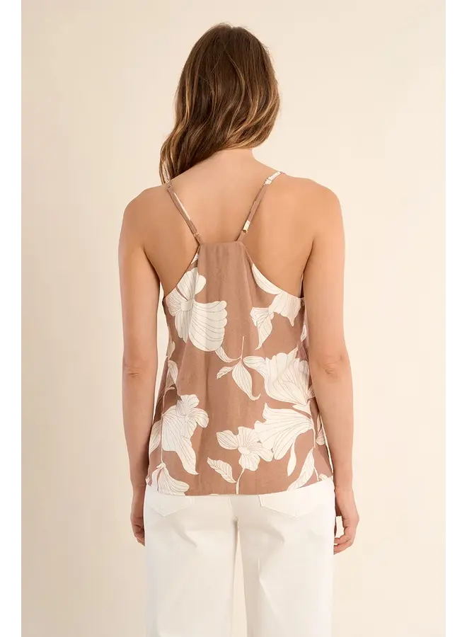 HAUT 1865 FLEURIE BEIGE