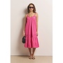 ROBE ROSE VOLANT