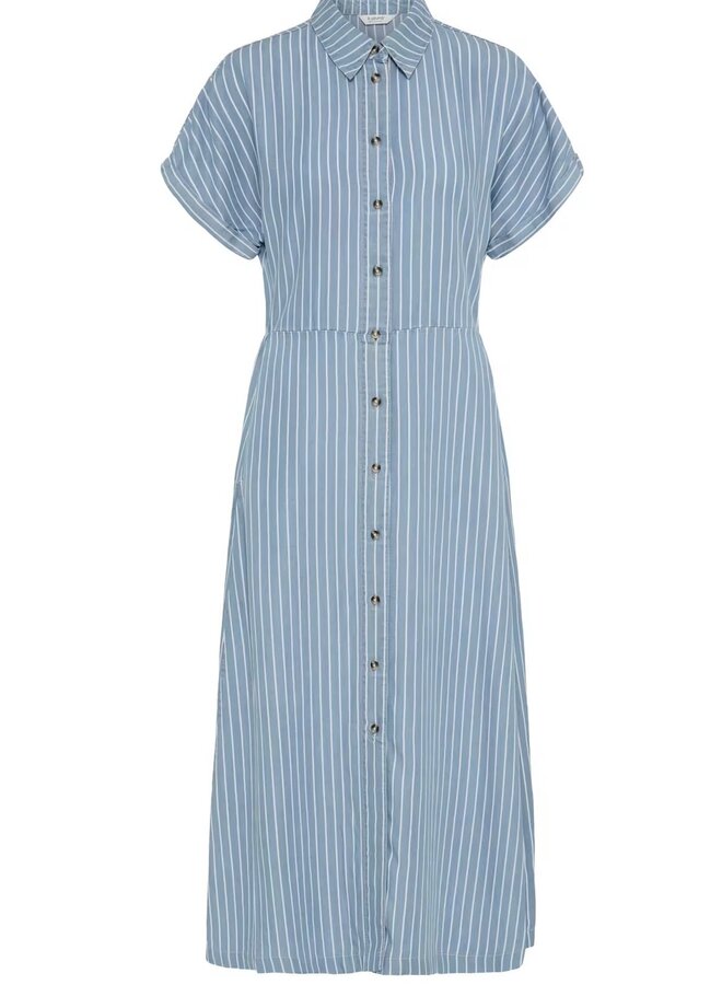 ROBE KOSMO RAYURES BLEU/BLANC