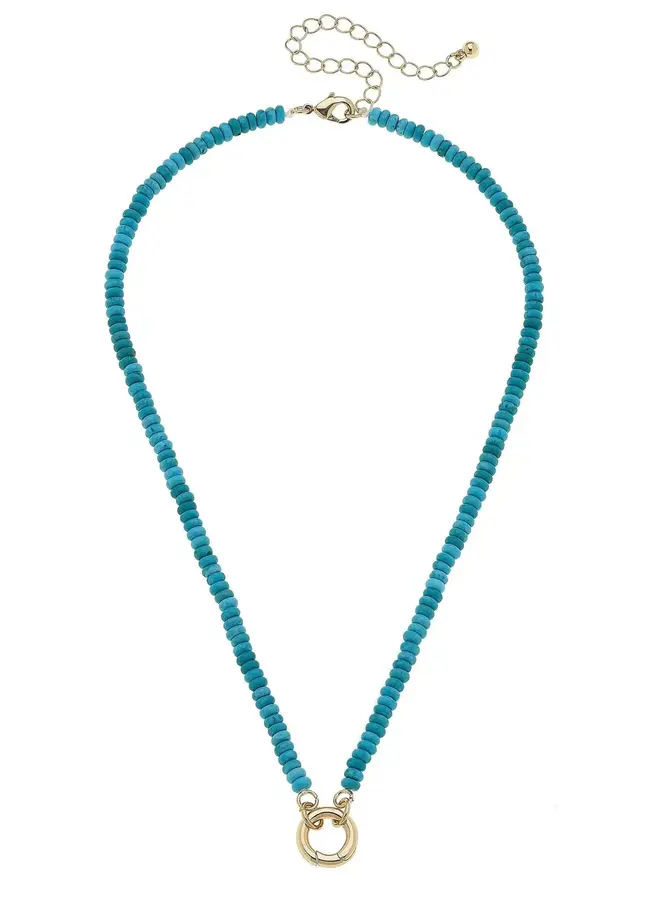 COLLIER BILLES TURQUOISES