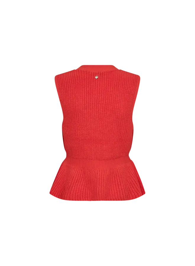 VESTE TRICOT HERBI ORANGE