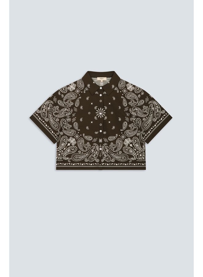 ENSEMBLE BANDANA BRUN