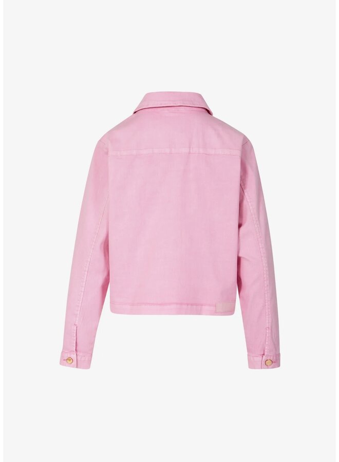 JACKET COURT DENIM ROSE