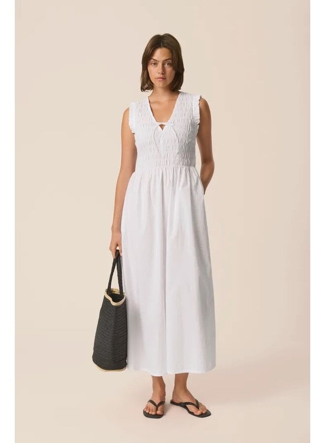 ROBE BORGNETTE BLANCHE