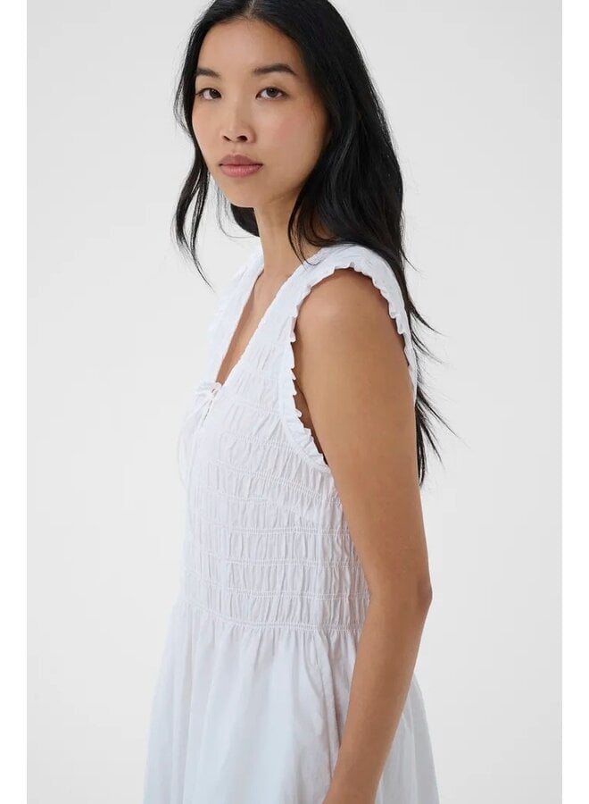 ROBE BORGNETTE BLANCHE