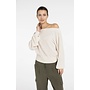 HAUT BEIGE COL BATEAU