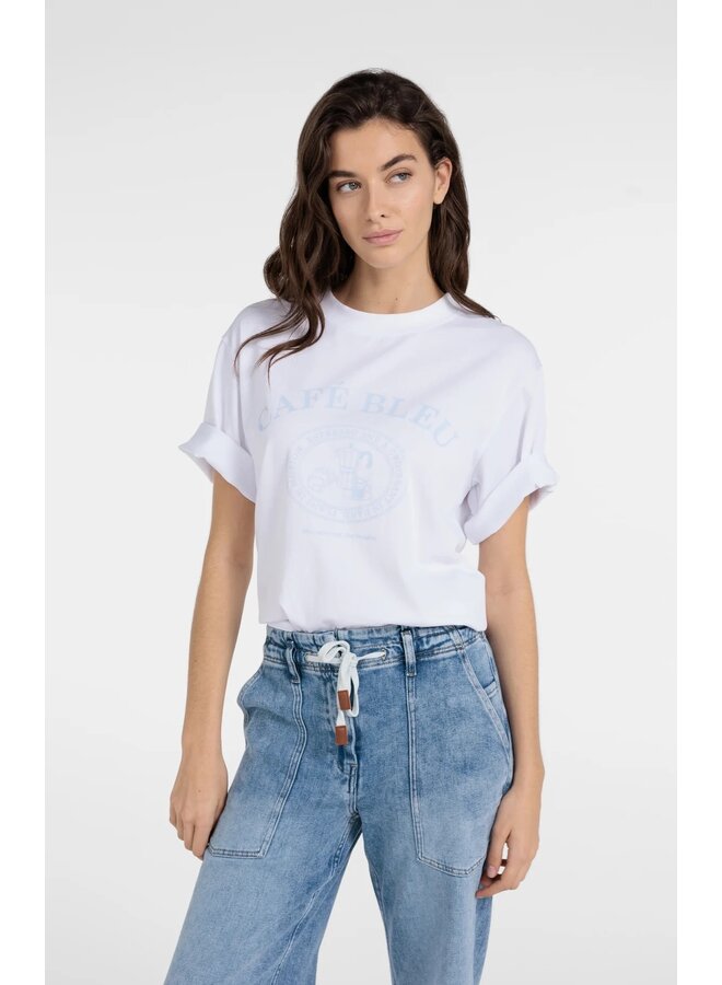 T-SHIRT "CAFÉ BLEU"