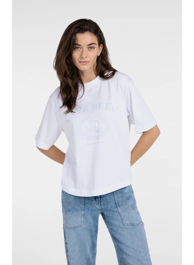 T-SHIRT "CAFÉ BLEU"
