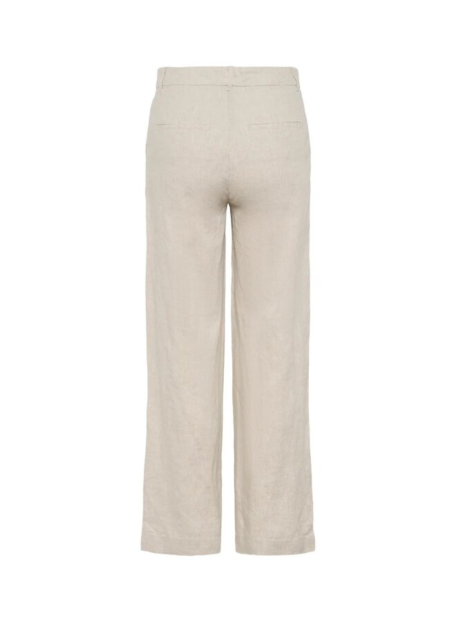 PANTALON SOLINA LIN ÉCRU