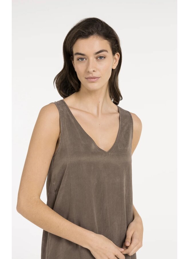 ROBE BRUNE SOYEUSE