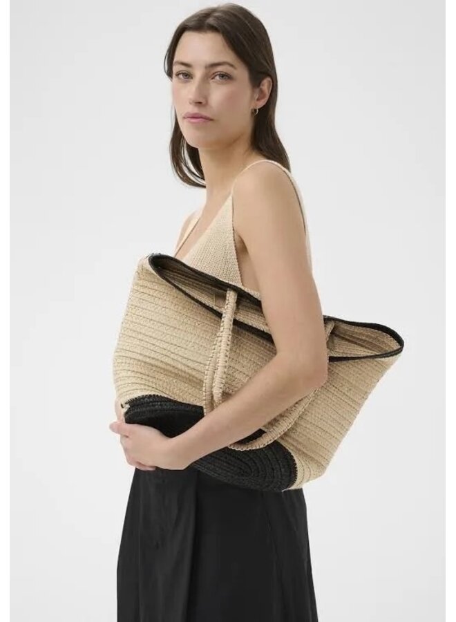 SAC BIGGE NATUREL & NOIR