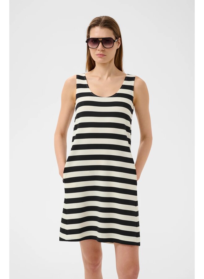 ROBE ÉLORA NOIR/BLANC