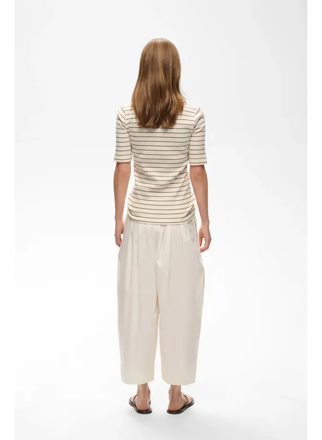 T-SHIRT DAGNA VANILLE/CAFÉ