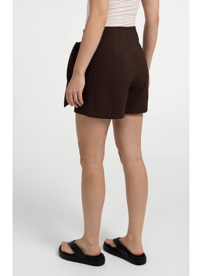 JUPE WRAP BRUNE