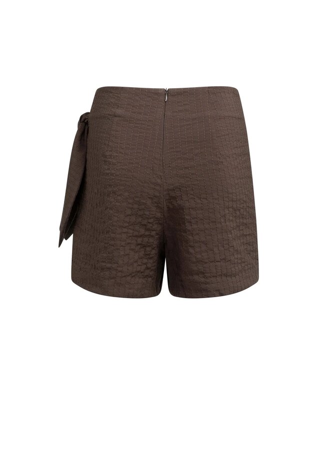 JUPE WRAP BRUNE