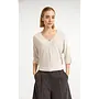 TRICOT EN V BEIGE