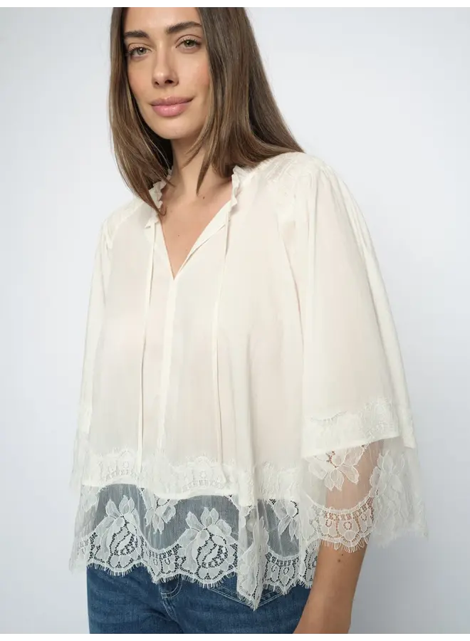 BLOUSE EISA DENTELLE