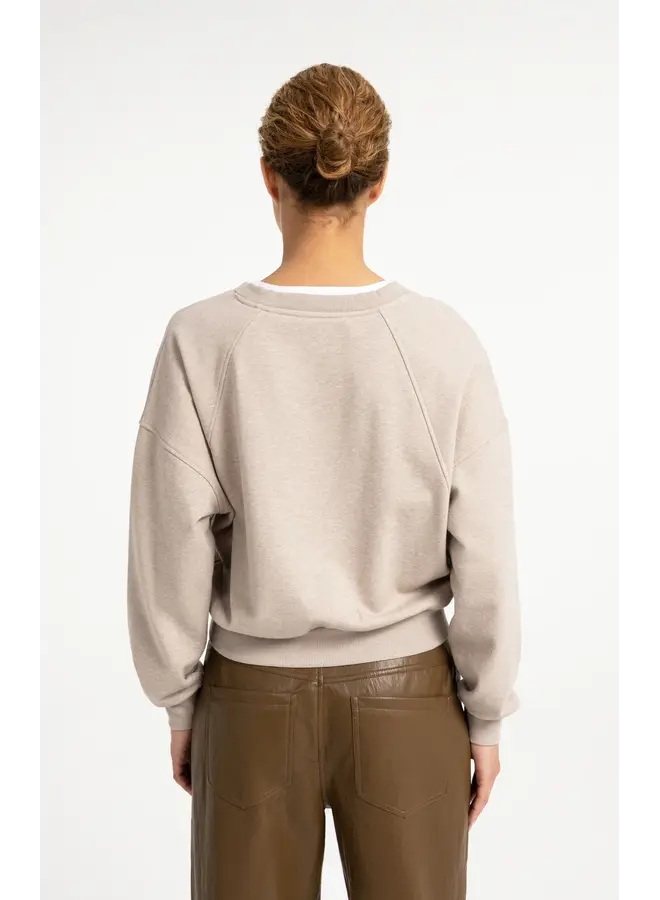 CHANDAIL COL V BEIGE