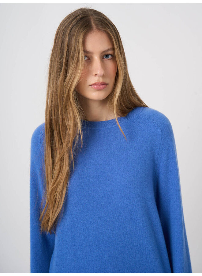 PULL 102543 CASHMERE BLEU