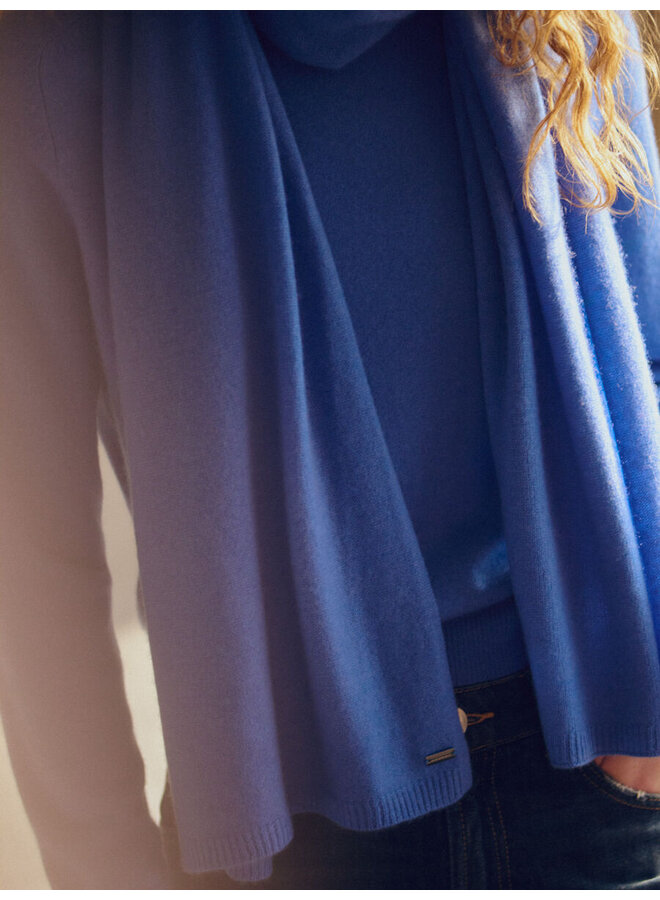 FOULARD CASHMERE BLEU