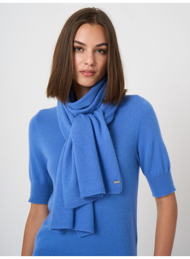 FOULARD CASHMERE BLEU