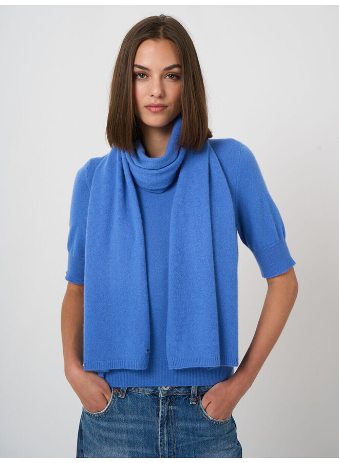 FOULARD CASHMERE BLEU