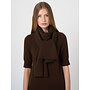 FOULARD CASHMERE BRUN