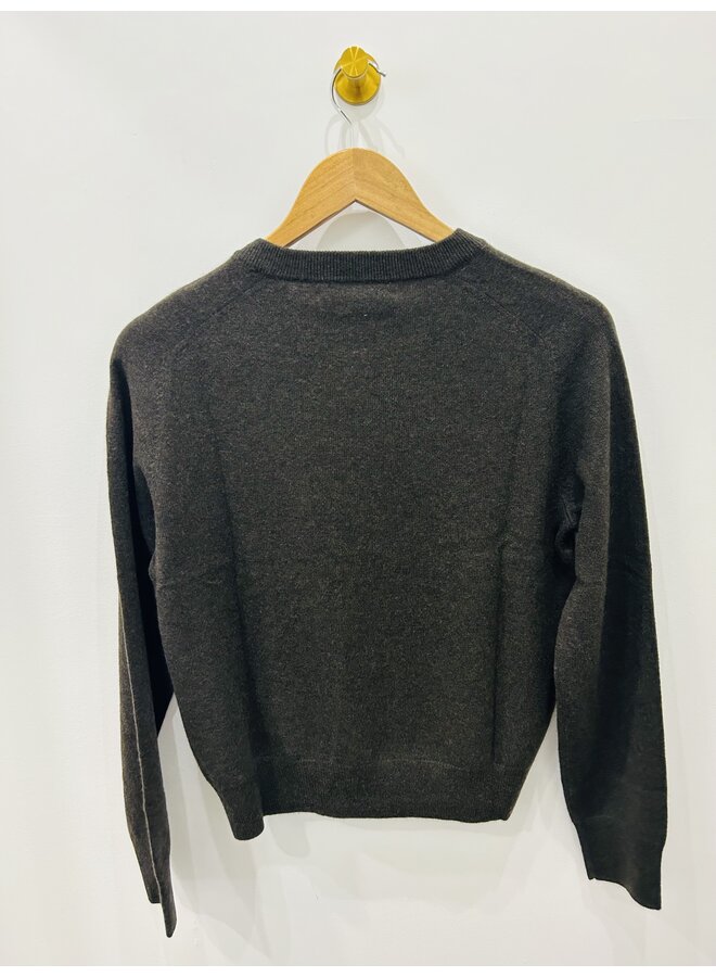 PULL 102543 CASHMERE BRUN