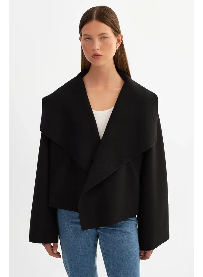 MANTEAU LUISA NOIR