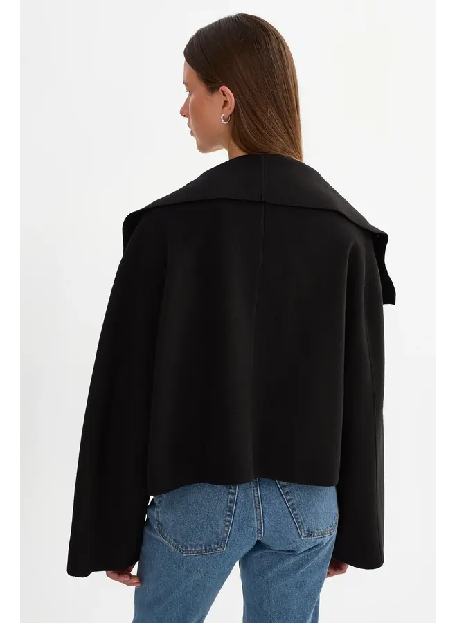MANTEAU LUISA NOIR