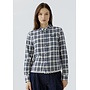 BLOUSE CARREAUX BLEU