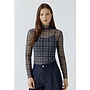MESH CARREAUX BLEU