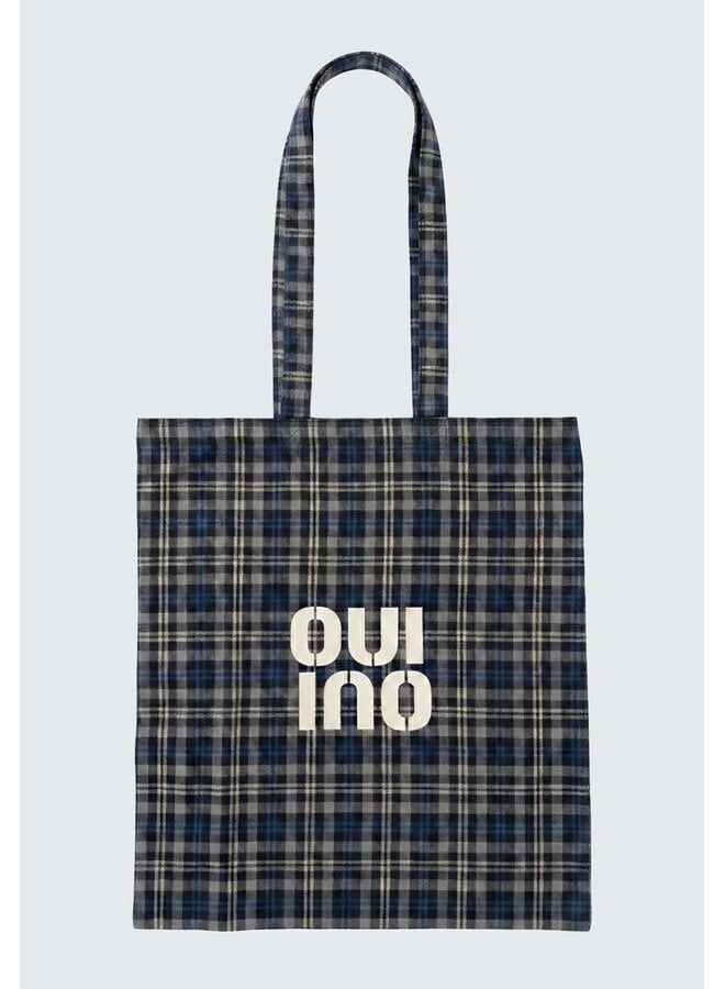 SAC OUI CARREAUX BLEUS
