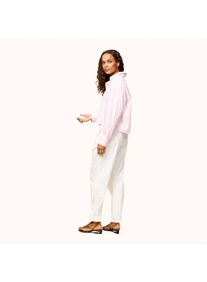 CHEMISE TIA ROSE/BLANC