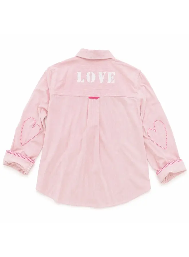 CHEMISE TIA ROSE/BLANC