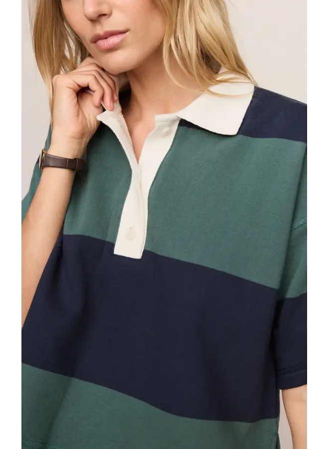 POLO MARINER VERT/MARINE