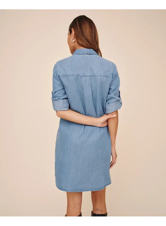ROBE "A LINE" EN DENIM