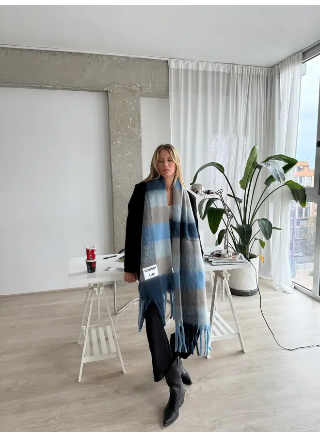 FOULARD CARREAUX COWBOY LIFE