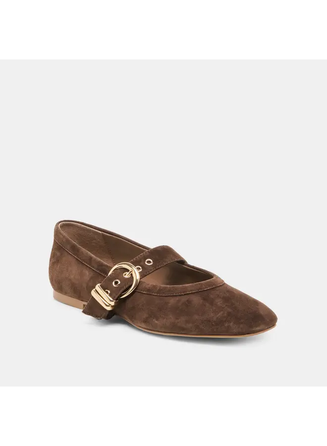 BALLERINE MIKEL SUEDE BRUN