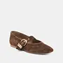 BALLERINE MIKEL SUEDE BRUN