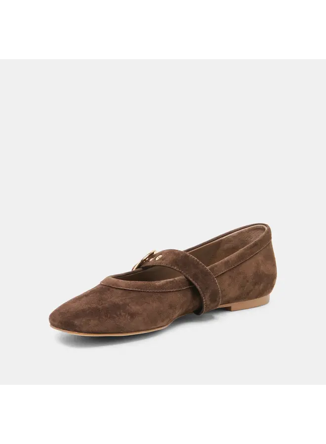 BALLERINE MIKEL SUEDE BRUN