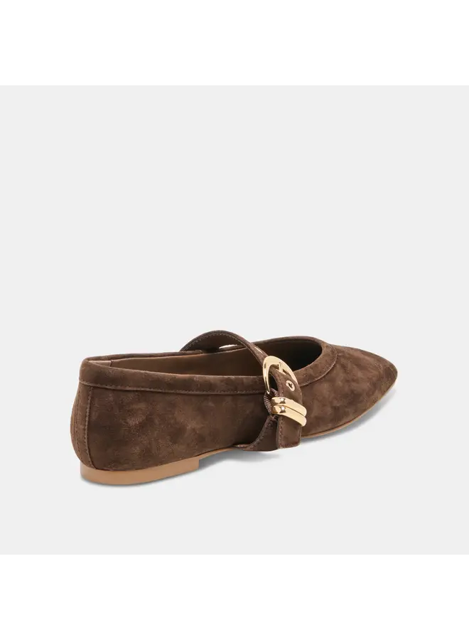 BALLERINE MIKEL SUEDE BRUN