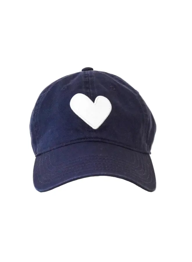 CASQUETTE HEART PATCH MARINE