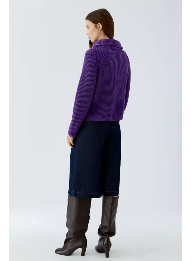 PULL ZIP MAUVE