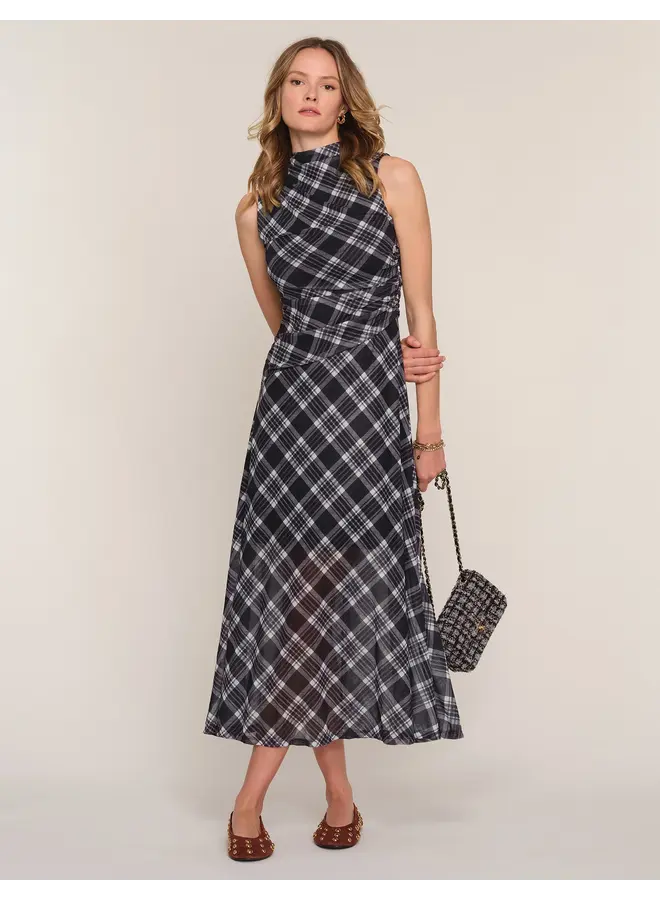 ROBE WARREN À CARREAUX