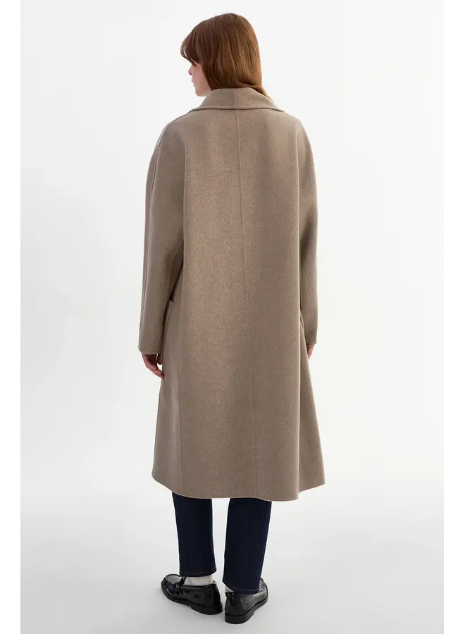 MANTEAU THARA TAUPE