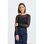 HAUT COEURS MESH DETA NOIR