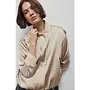 BLOUSE RENA SATIN SABLE